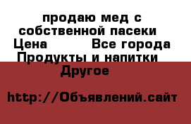 продаю мед с собственной пасеки › Цена ­ 250 - Все города Продукты и напитки » Другое   